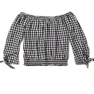 B&W Checkered Blouse